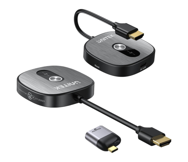 Unitek Konwerter bezprzewodowy HDMI 4K@30Hz adapterem USB-C do HDMI - 1614749 - zdjęcie 5